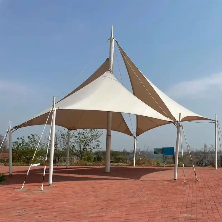 广汉县膜结构景观棚