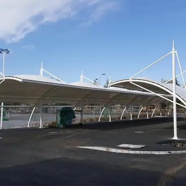 广汉县膜结构电动车棚