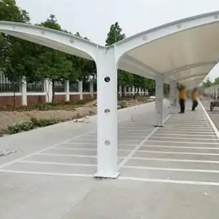 广汉县膜结构电动车棚