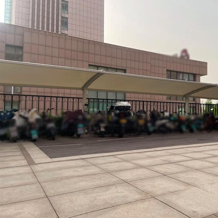 广汉县膜结构电动车棚