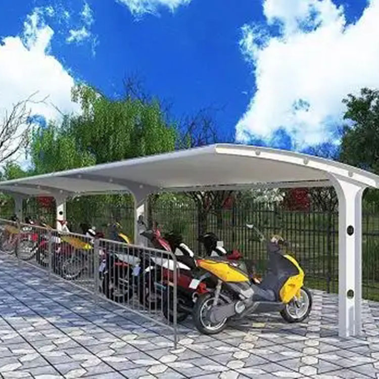 广汉县膜结构电动车棚